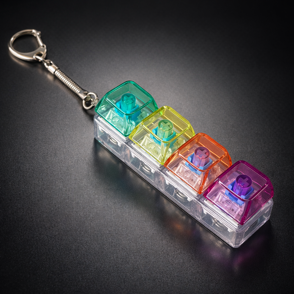 FIDGI™ LED Clicker Keychain